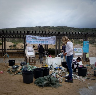 Orginised beach cleaning & educating